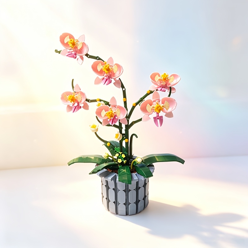 Phalaenopsis Orchid Interlocking Building Block Set